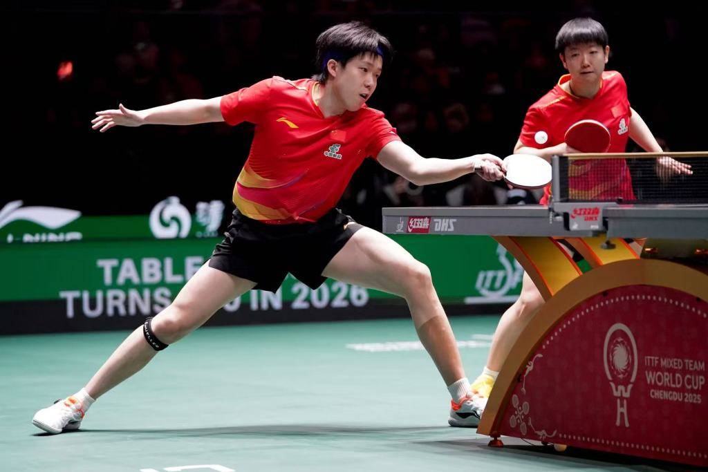 国乒8比3战胜韩国，11战全胜晋级混团世界杯决赛